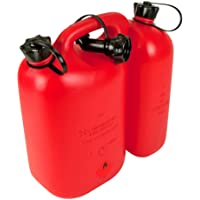 Oregon 562407 - Combi-can rojo- 5 litros de combustible y aceite de 3 litros